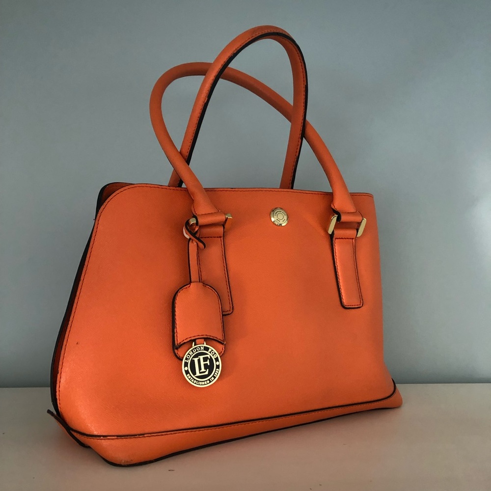 LAST CHANCE Orange London Fog Satchel
